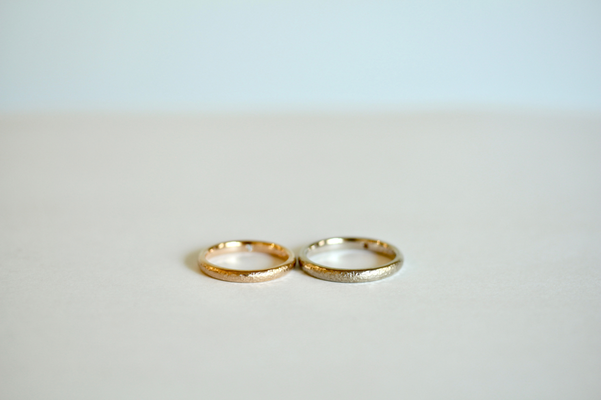 ナチュラルな結婚指輪