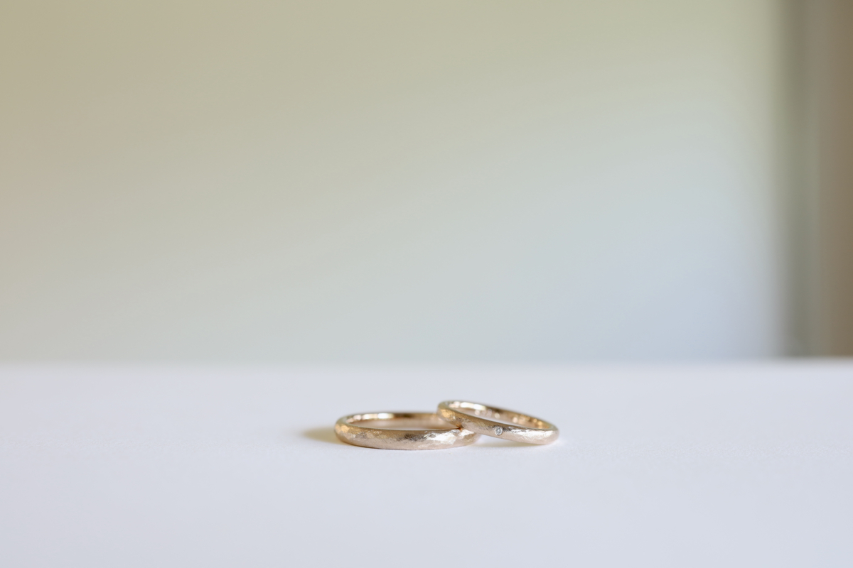 ピンクゴールドの結婚指輪