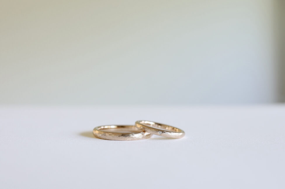 ピンクゴールドの結婚指輪