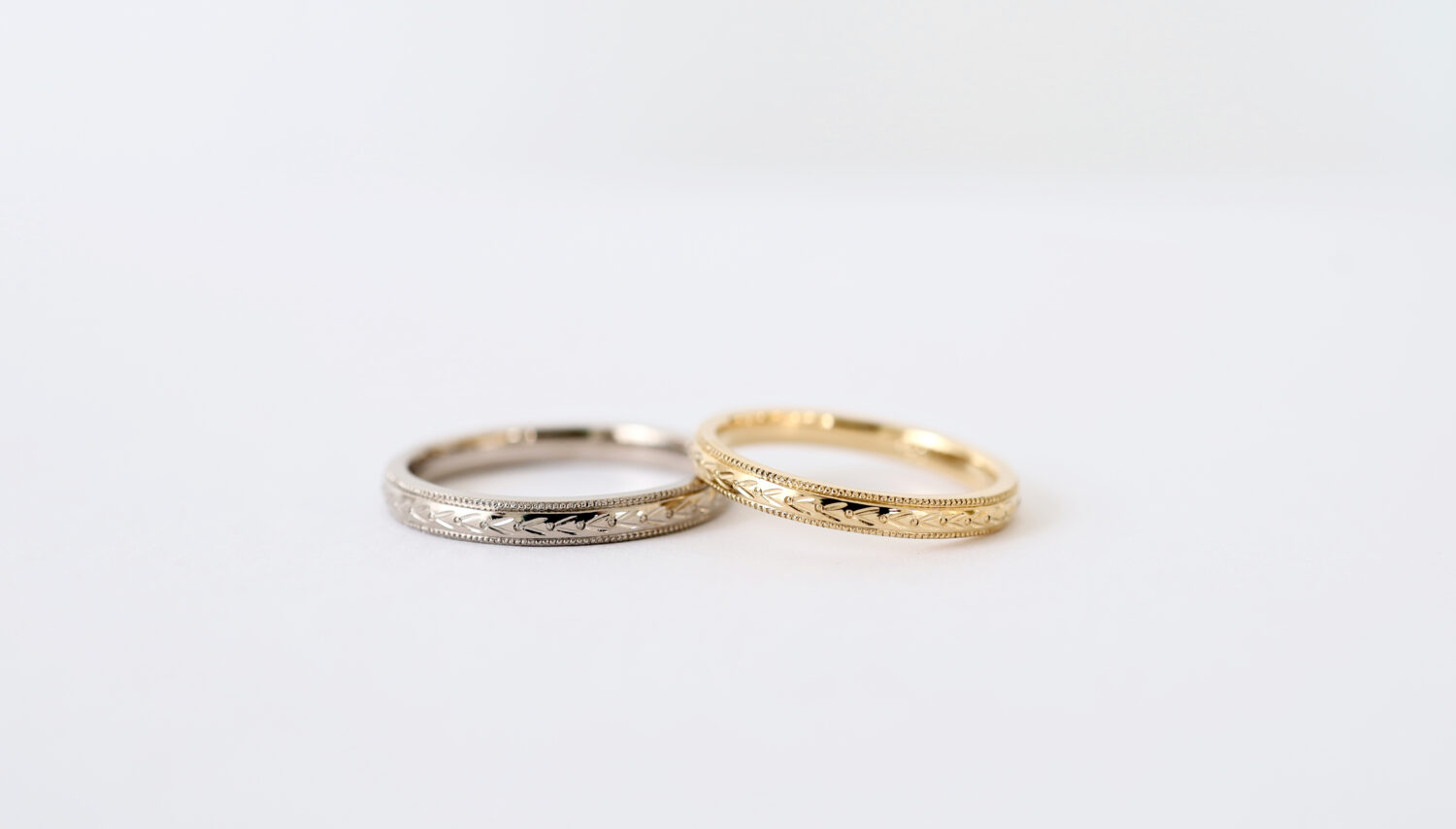 アトリエタマリの結婚指輪デザインolive（オリーブ）