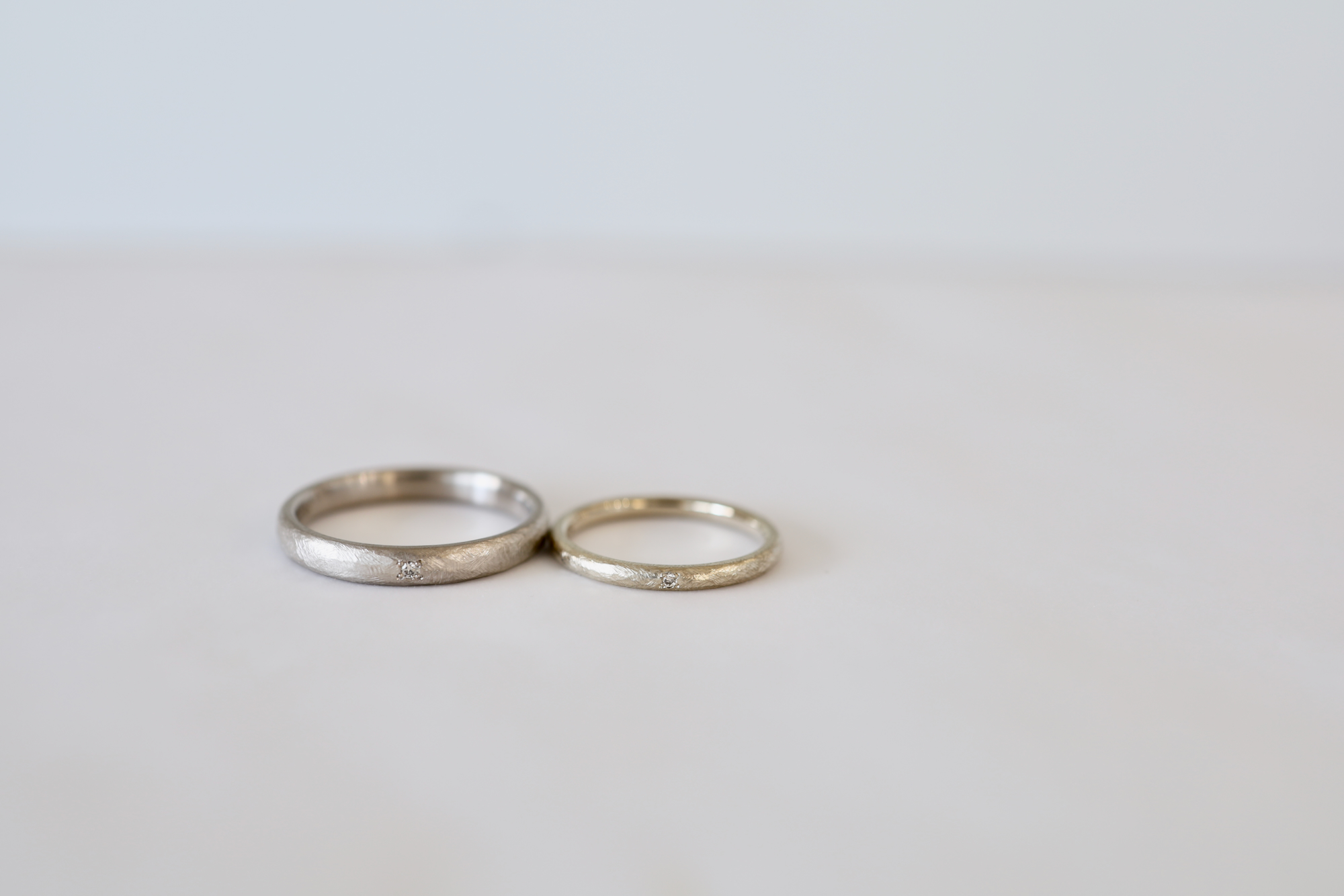 アンティークな雰囲気の結婚指輪