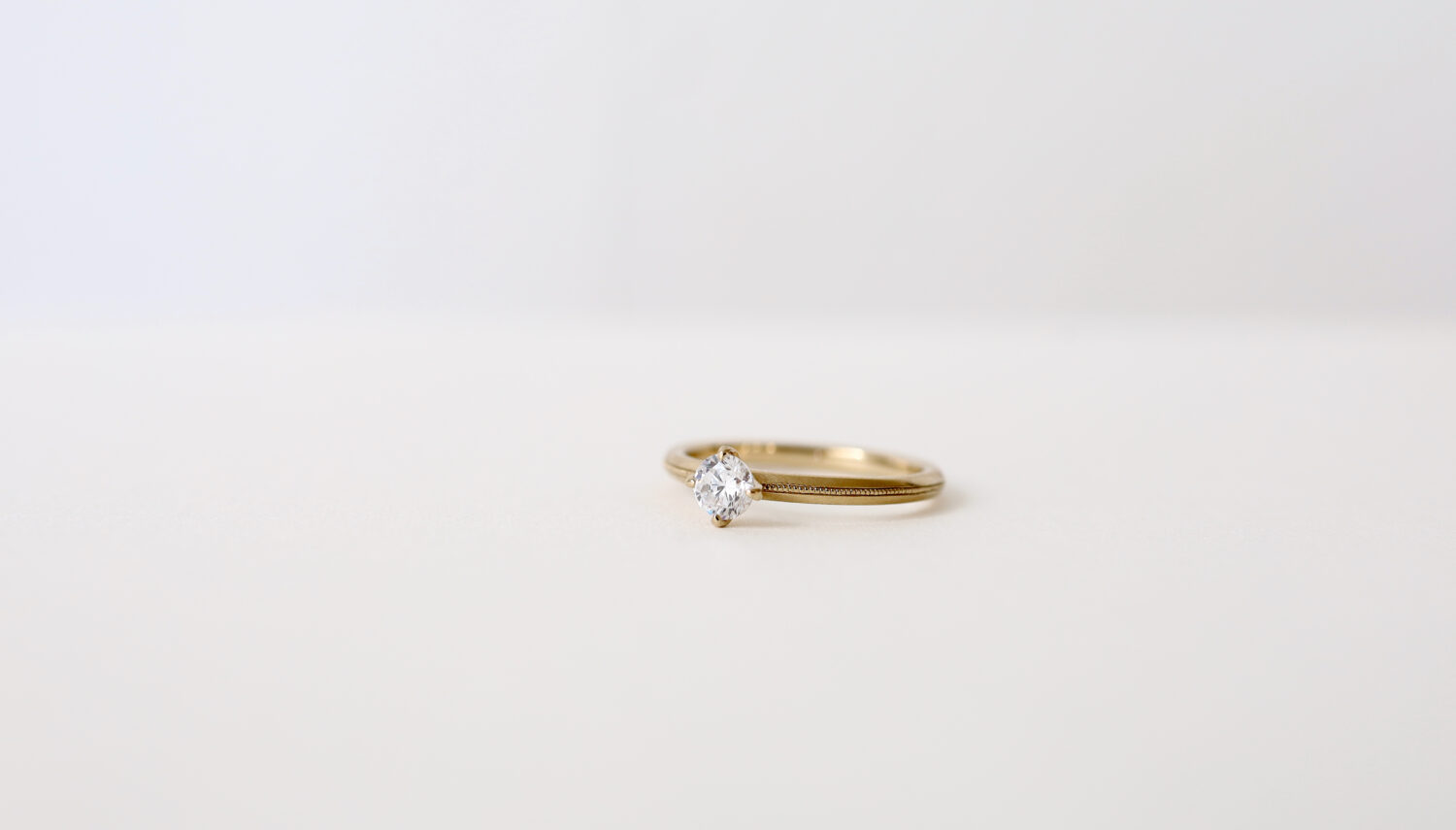 アトリエタマリの婚約指輪デザインclassic milgrain（クラシックミルグレイン）