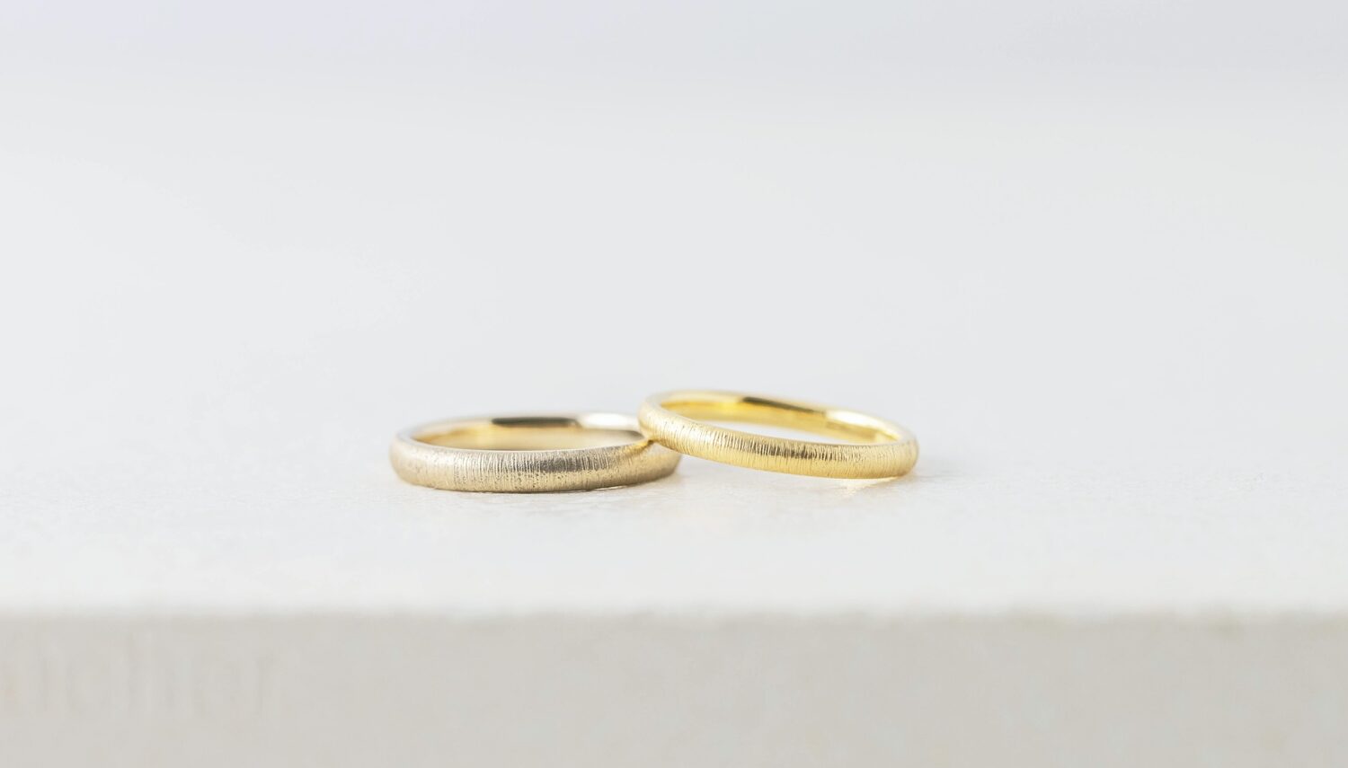 アトリエタマリの結婚指輪デザイン「ito（糸）」