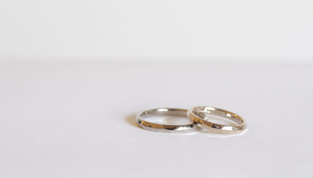 アトリエタマリの結婚指輪デザインkaze（風）