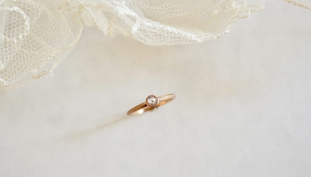 アトリエタマリの婚約指輪デザインrose cut（ローズカット）