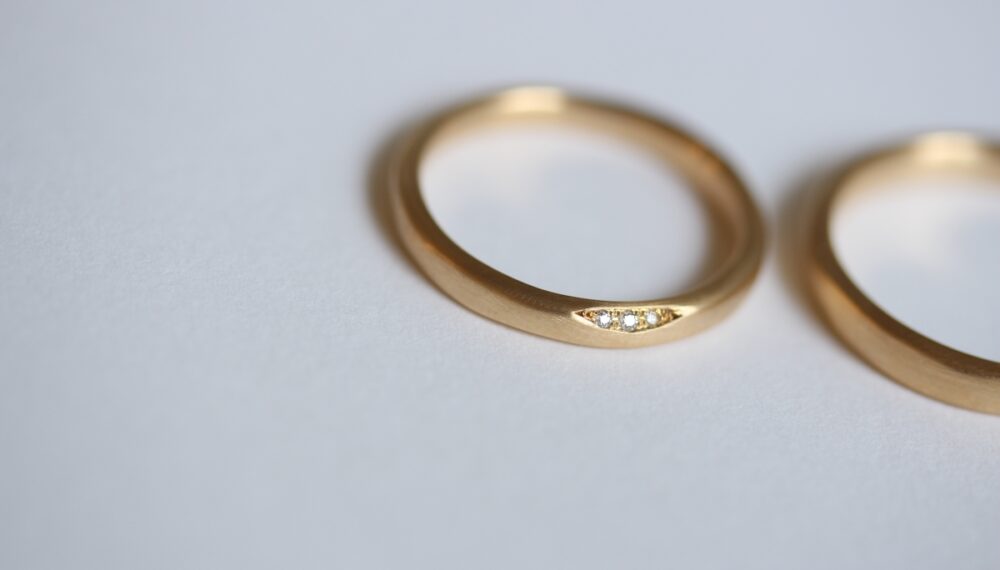 アトリエタマリの結婚指輪デザインyuragi（ゆらぎ）