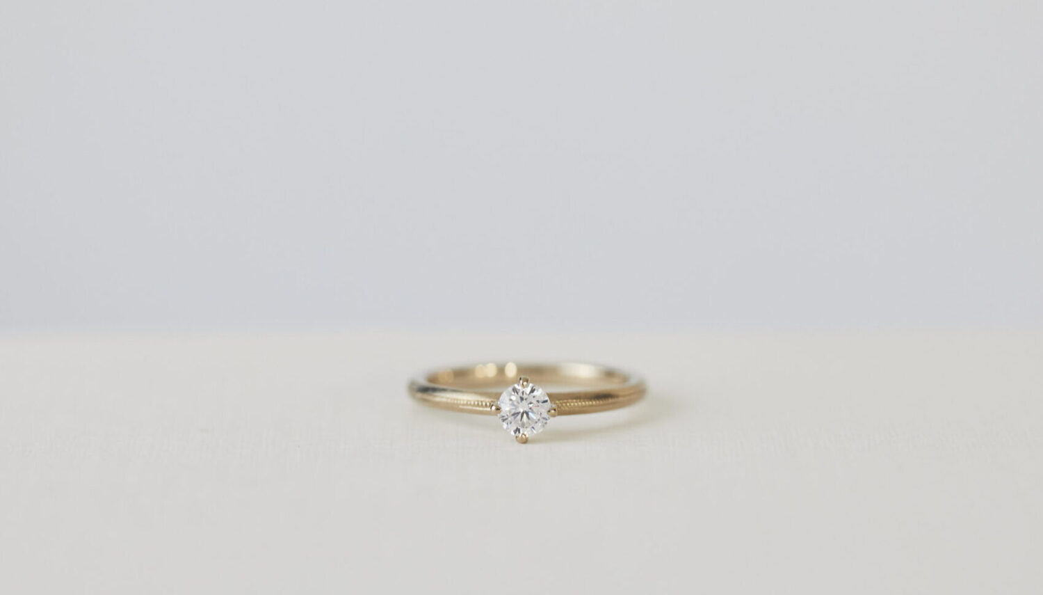 アトリエタマリの婚約指輪デザインclassic milgrain（クラシックミルグレイン）