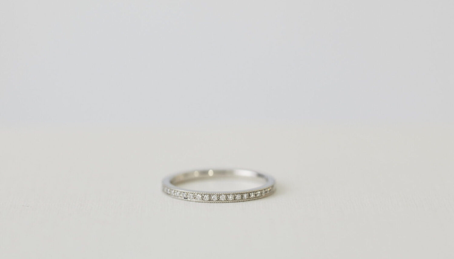 アトリエタマリの婚約指輪デザインmilgrain eternity（ミルグレイン・エタニティ）