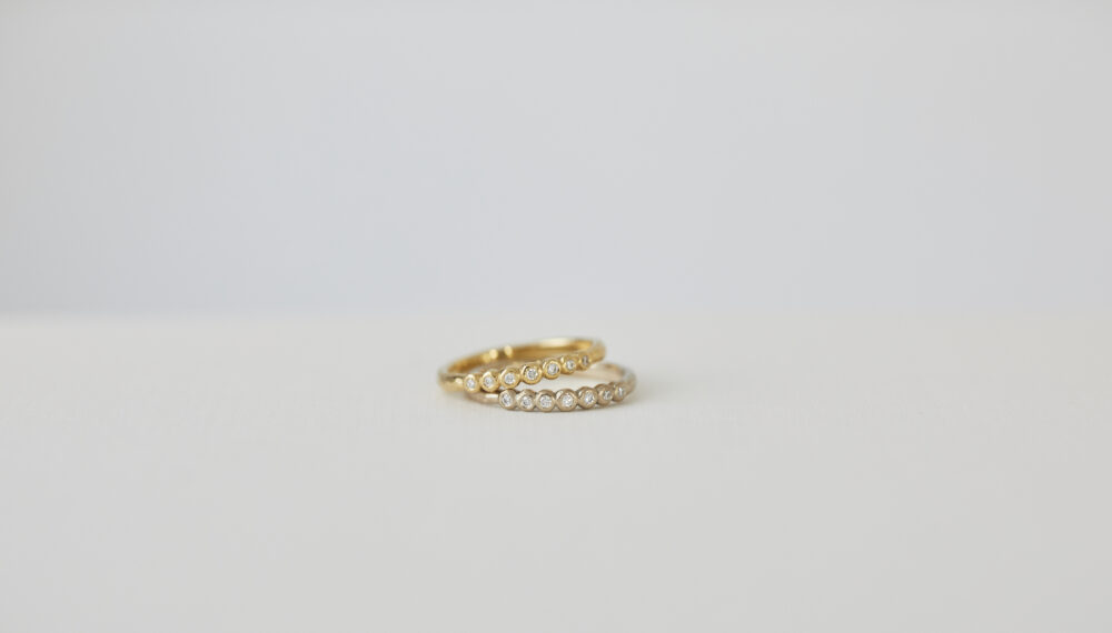 アトリエタマリの婚約指輪デザインdot ring (ドットリング)