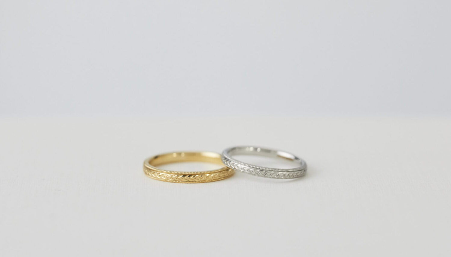 アトリエタマリの結婚指輪デザインolive（オリーブ）