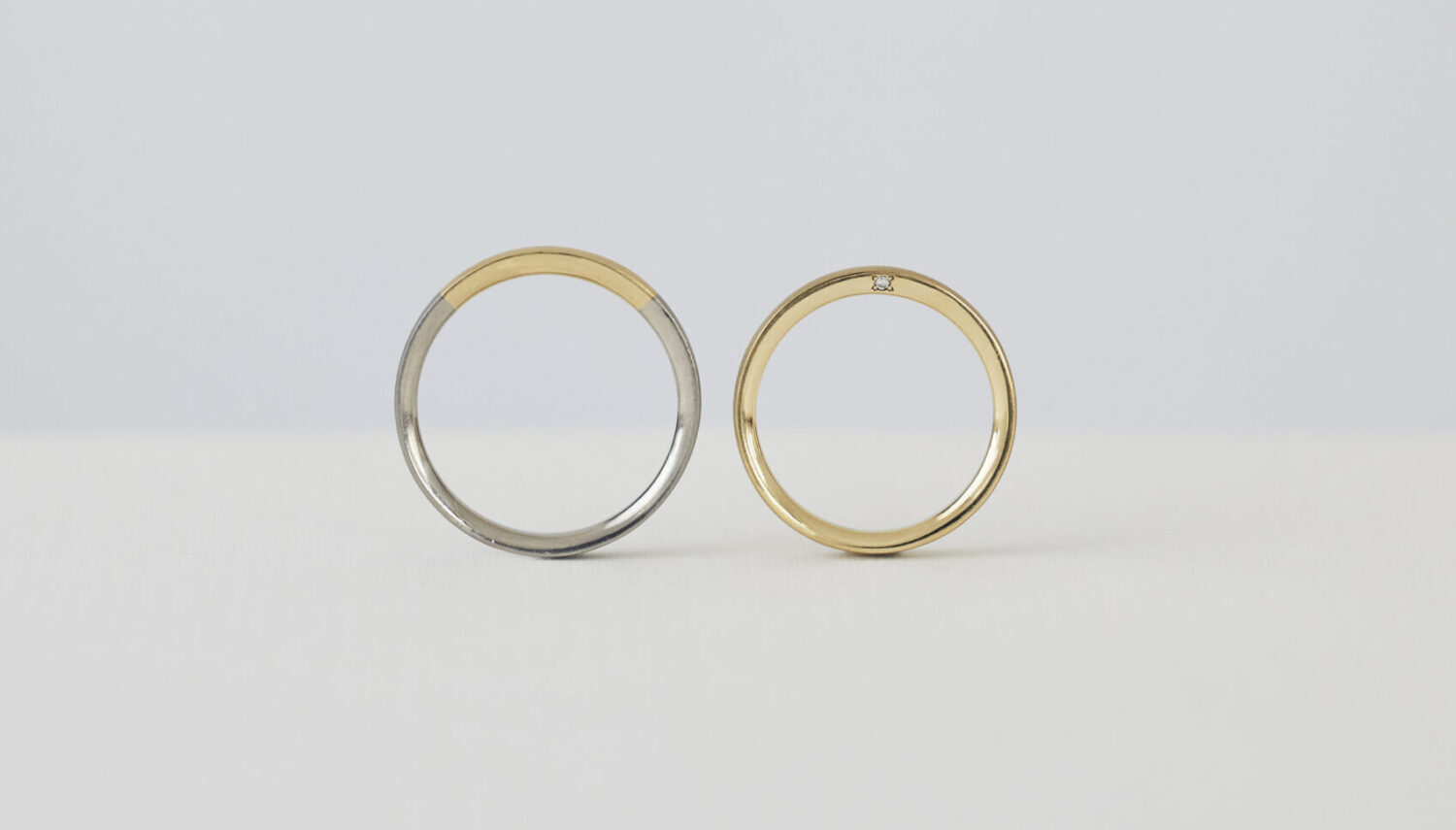 アトリエタマリの結婚指輪デザインcrescent（クレセント）