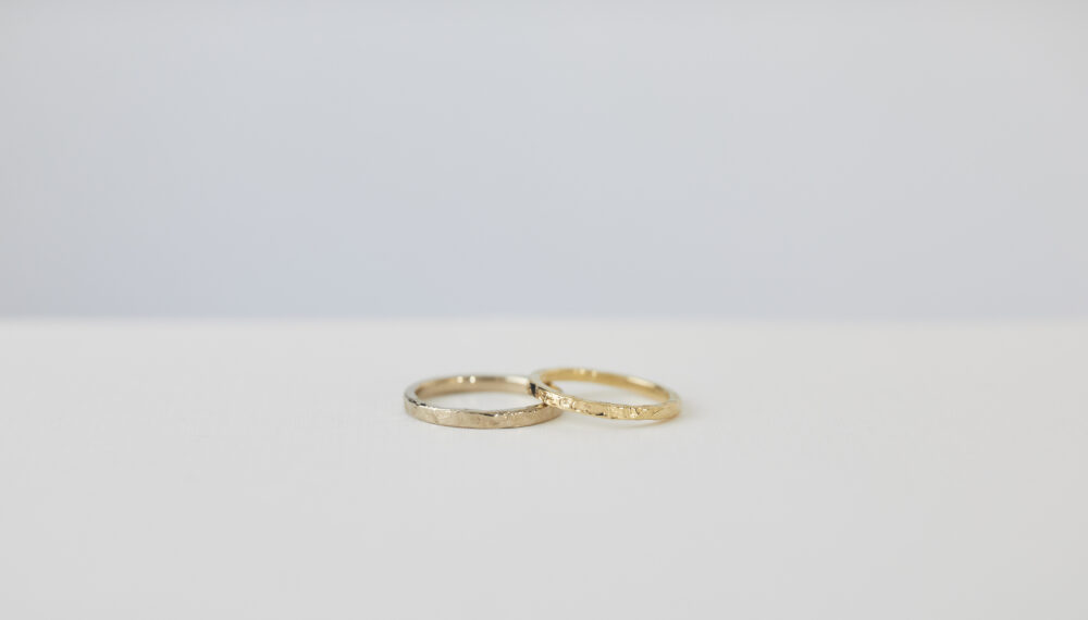 アトリエタマリの結婚指輪デザインmelt （メルト）