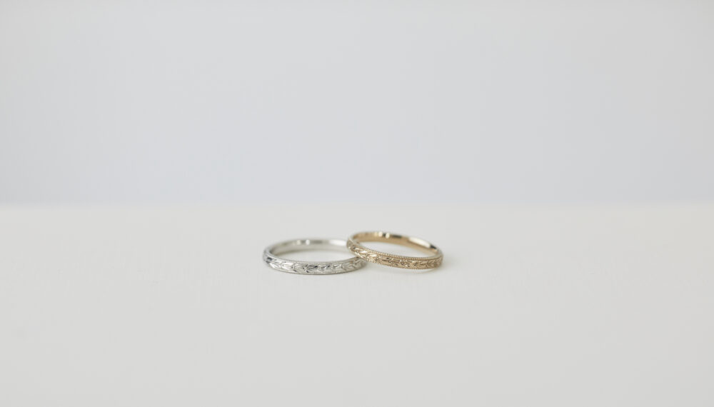アトリエタマリの結婚指輪デザインlaurel（ローレル/月桂樹）