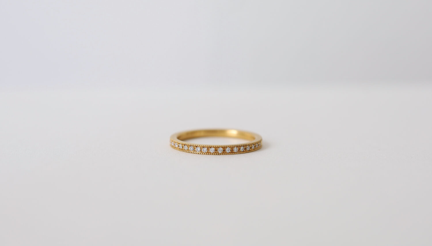 アトリエタマリの婚約指輪デザインmilgrain eternity（ミルグレイン・エタニティ）