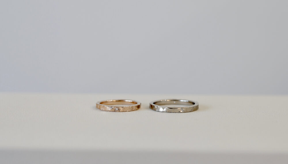 アトリエタマリの結婚指輪デザインmelt（メルト）
