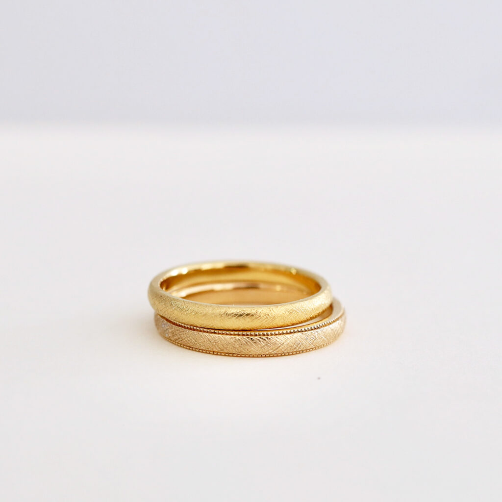 アトリエタマリの結婚指輪リネン