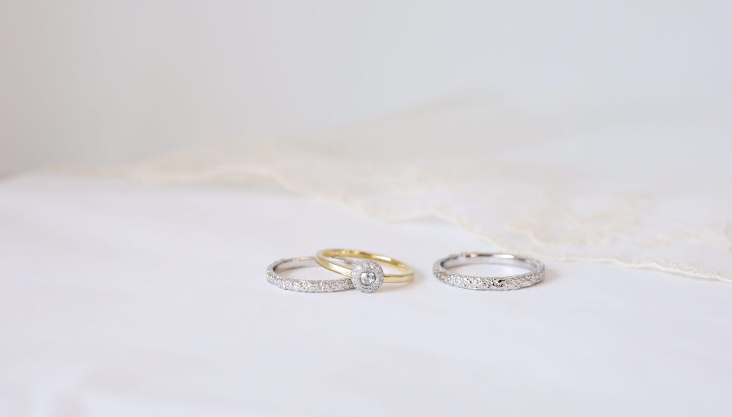 アトリエタマリの結婚指輪デザインmimosa（ミモザ）/