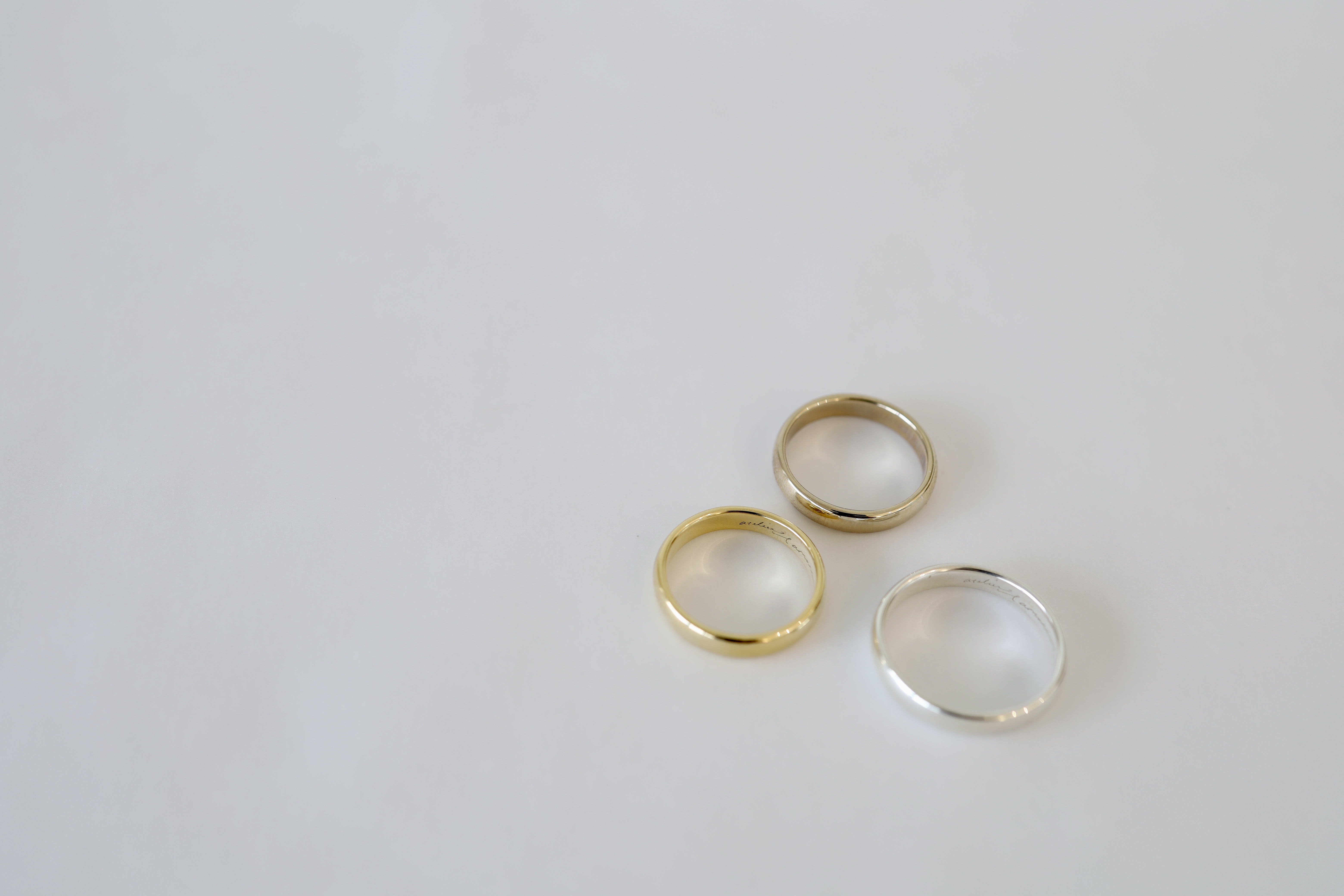 アンティーク風シンプルな結婚指輪