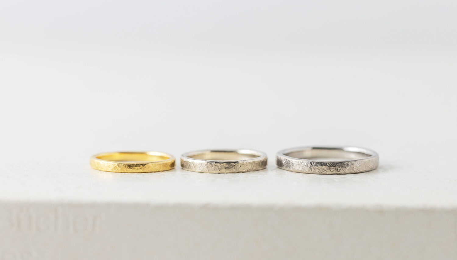 アトリエタマリの結婚指輪デザイン「アース」