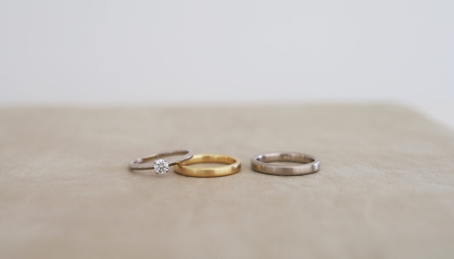 アトリエタマリの婚約指輪と結婚指輪（クラシックエンゲージとマリアージュ）