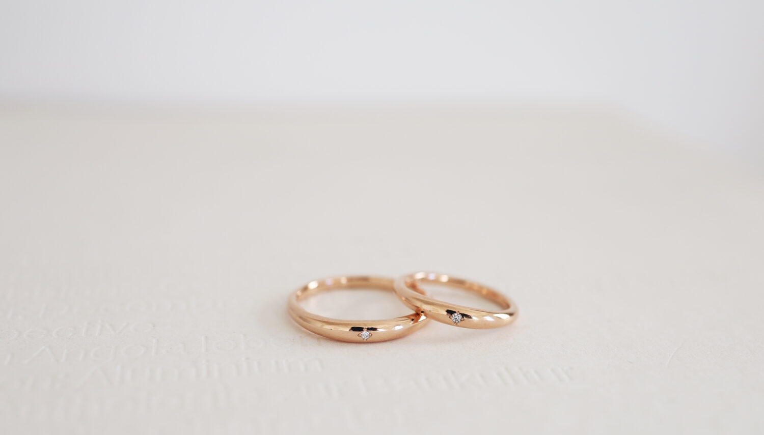 アトリエタマリの結婚指輪スウェルリングK18ピンクゴールド