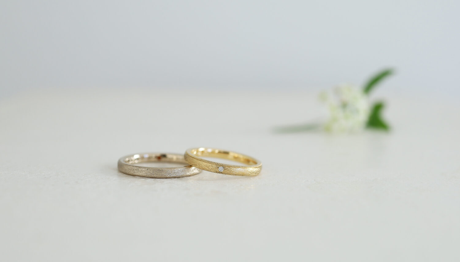 アトリエタマリの結婚指輪リネン