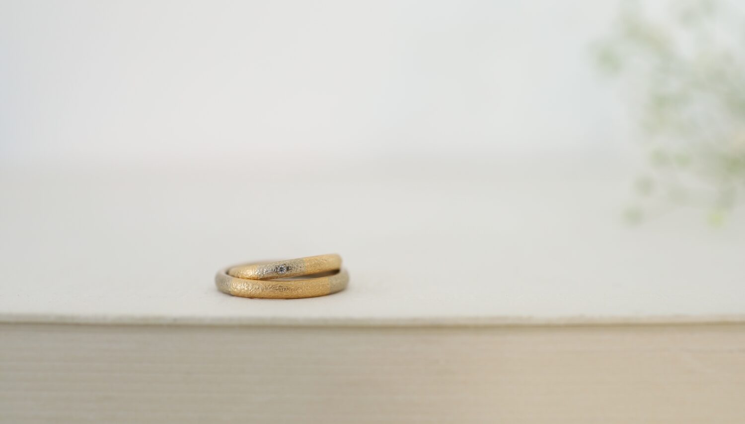 アトリエタマリの結婚指輪地金コンビ