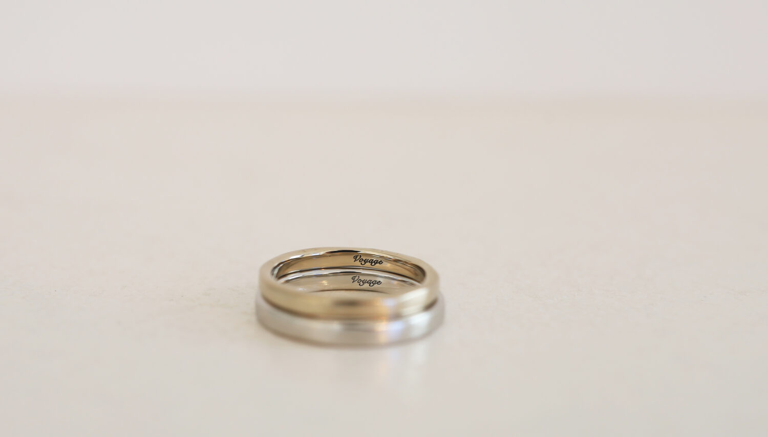 アトリエタマリの結婚指輪レーザー刻印