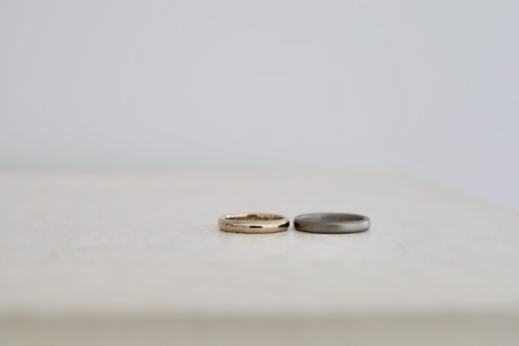 オーダーリング 仕上げの質感と仕上げと加工 | オーダーメイドの結婚指輪 atelier