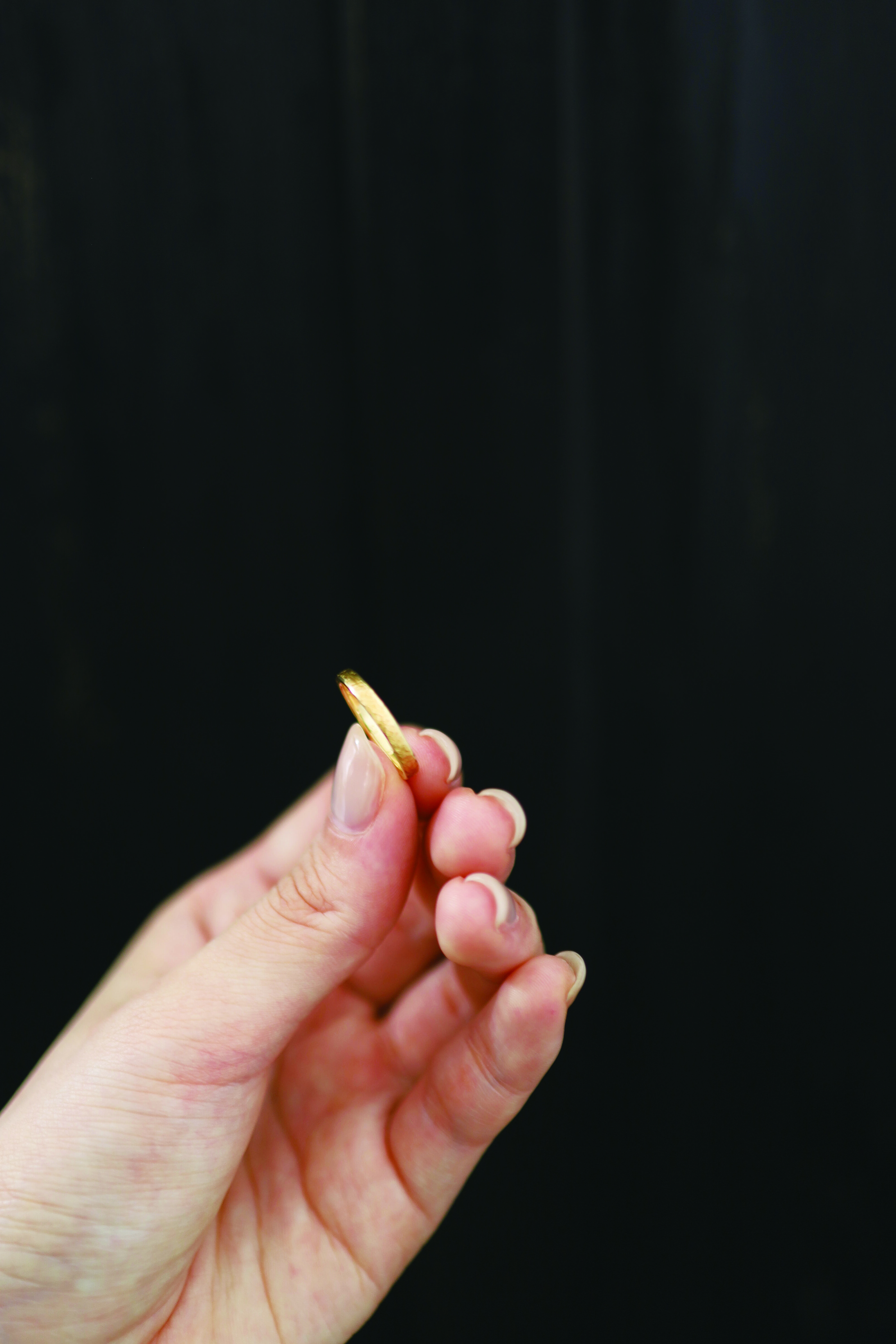 セレクトオーダー結婚指輪「テクスチャー」槌目など金属を叩いて作る手作りらしいマリッジリング